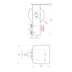 Samonos do 450 kg/7,5 m, profil 80 x 85 x 5 mm, Zn Samonos do 450 kg/7,5 m, profil 80 x 85 x 5 mm, Zn